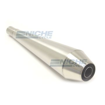 Muffler 18" Quiet Core Reverse Cone 1.0" MC-1000-Q-SS 