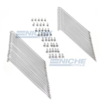 Honda CB750 Rear Spoke Kit - Chrome 16-57202 