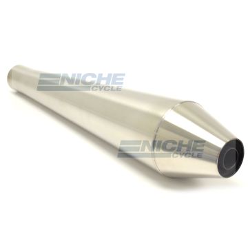 Muffler 18" Quiet Core Reverse Cone 1.625" MC-1625-18-Q-SS 