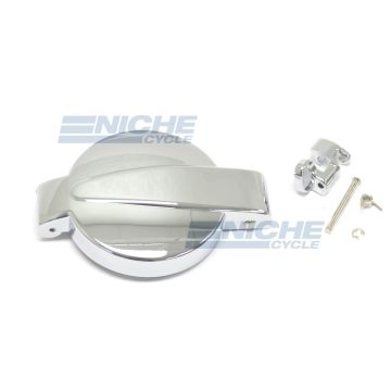Honda Chrome Gas Tank Cap with Latch CB200-CB750 17510-323-310 43-73451 
