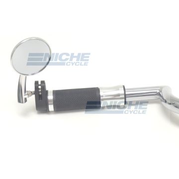 Bar End Mirror - Polished 3" Left 20-34044 