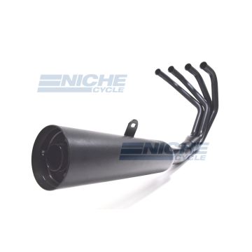 Honda CB350/4 Four MAC 4-Into-1 Black Canister Exhaust System 201-0401 