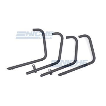 Honda CB500/4 CB550 4-4 Drag Pipes TT Black Exhaust System 201-0606 