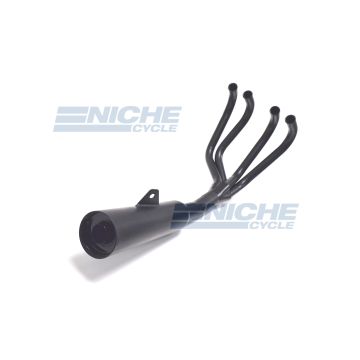 Honda CB750/900/1100 F/SC MAC 4-Into-1 Black Canister Exhaust System 201-2601 