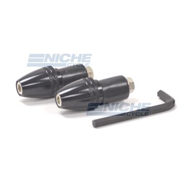 Bar Ends Alum -  Bullet Black 23-96471 