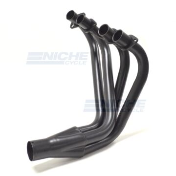 Honda CB750K 69-76 Black 2.0" 4-Into-1 Sidewinder Head Pipes 301-1401HP 