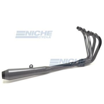 HONDA CB 750K 69-76 4-1 Black Sidewinder No Baffle Black Exhaust System 301-1401NB 