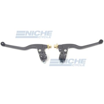 Universal Clutch & Brake Lever Set w/Mirror Mount 32-30180 