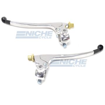 Honda Style Clutch & Brake Levers w/Mirror Mount & Switch Hole 32-69800 