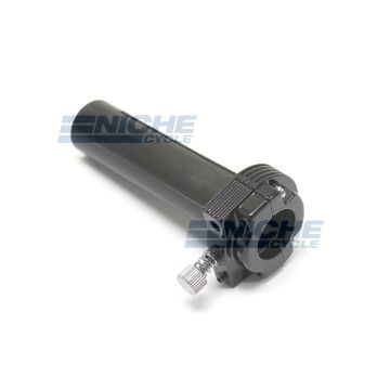Harley Style Single Pull Throttle Assembly- Black 44-29450B 