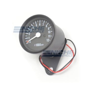 Mini Tachometer Gauge 12k RPM - 1:4 Ratio 58-43693B 