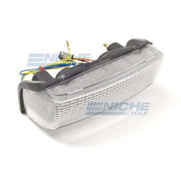 Honda CBR600F LED Clear Taillight Brake Light w/Integrated Turn Signals 62-84720LT 