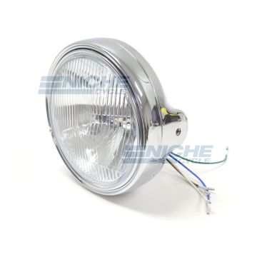 Headlight Assembly 7" Complete- Chrome 66-65020 