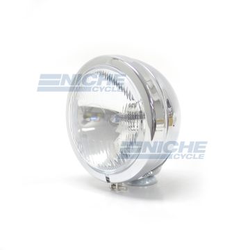 4.5" Harley Style Chrome 12v Spot Light E-Mark 67-84128 