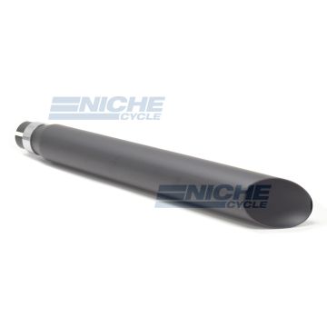 19" Black Slash Cut Muffler 80-62680AB 