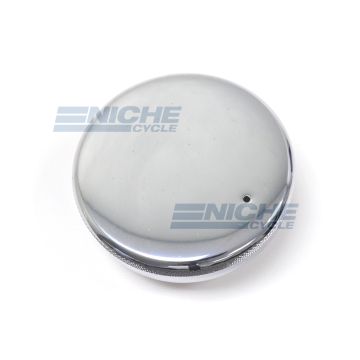 British Style Flat Top Chrome Gas Cap 82-3220/P 