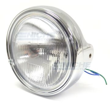 7.5" Side Mount Complete Headlight Assembly Chrome DOT 8K7-H/C 