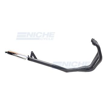 Suzuki GSXR750 1988 Race 4-Into-1 Black/Chrome Canister Exhaust System AC3-1101 