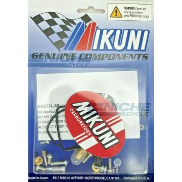 Mikuni OEM Carburetor Rebuild Kit for Quadrunner 250 & King Quad 300 MK-BST31-40 