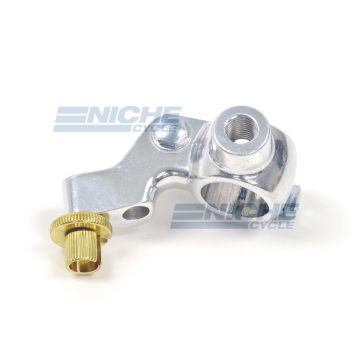 Honda Type One Piece Brake Lever Bracket - Silver 34-30101 