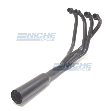 Suzuki GS1000 78-80 4-Into-2-to-1 Black Canister Exhaust System 991-0302 