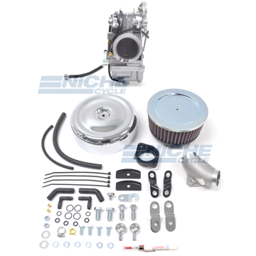 Mikuni Harley Davidson HSR42 Total Carburetor Kit - Big Twin Evo 84-99 w/Breather HSR45-2 
