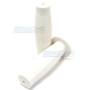 Grip Set - TPR Soft 7/8" - White HT-201WHT 