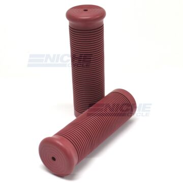 Grip Set - TPR Soft 7/8" - Dark Red HT-208DRED 