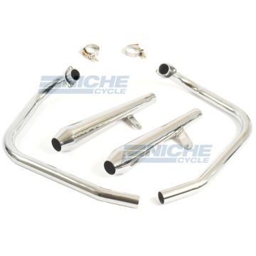 Yamaha XS650 TT Reverse Cone Exhaust System MAC-TT-Y650 