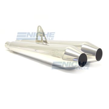 Mag Wheel Bonne 304SS Polished Muffler MC-TP-MWS 