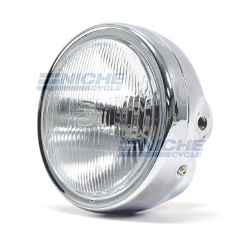 Replica Honda Headlight 6-1/4" Chrome 66-64312 