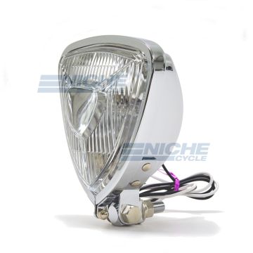 Triangular Aris Style Headlight Chrome 66-84166 