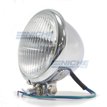 4.5" Chopper Style Complete Headlight Assembly 66-84122 