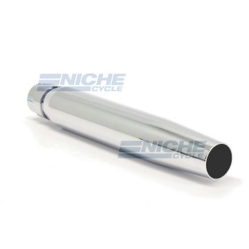 15" Chrome Short Tapered Muffler 80-25300 