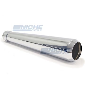 17" Chrome Gutted Reverse Cone Megaphone 80-84029 