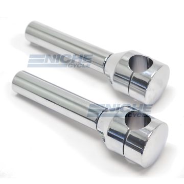 Chrome Dome Top Glide Risers 6" 23-09710 