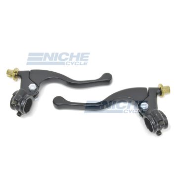 Honda Type GP Black/Black Lever Set 7/8" 32-73600 