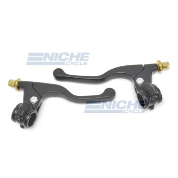 Yamaha/Suzuki Type GP Black/Black Lever Set 7/8" 32-73700 