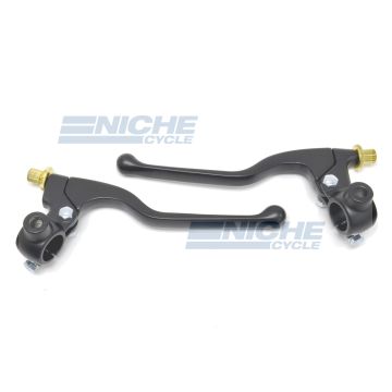 Honda Type Clutch & Brake Lever Set w/Mirror Mount 32-30130 