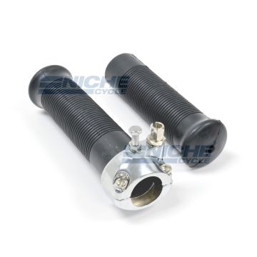 1" Single Pull Chrome Throttle Assembly w/Grips 44-29482 