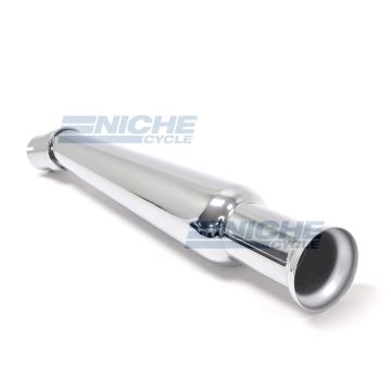 20" Chrome Bell End Megaphone Muffler - Right Side 80-84011 