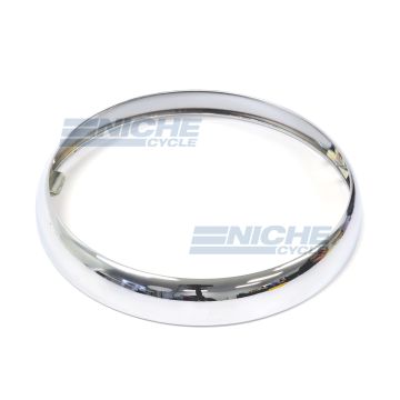 Headlight Rim 7" British Style- Chrome 553248/E 