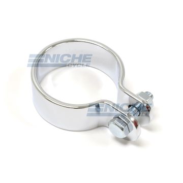 1.625" Chrome Muffler Center Clamp 80-62341 