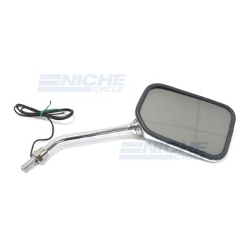 Mirror - Honda Right Chrome w/light 20-37365 