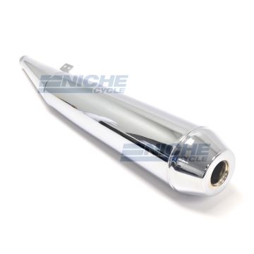 BMW OE Replica Muffler - Late Blunt Tip Style - Left Side 80-84062 