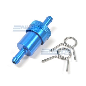 Fuel Filter- Inline CNC Blue 5/16" 14-34431 