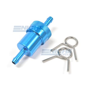 Fuel Filter- Inline CNC Blue 1/4" 14-34471 