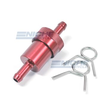Fuel Filter- Inline CNC Red 5/16" 14-34430 