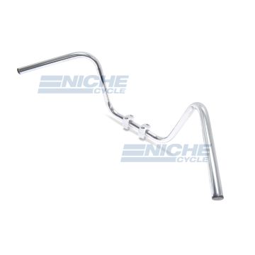 Handlebar - 1" High Buckhorn Chrome 07-12512 