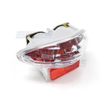 Taillight Suzuki Clear w/Red 62-84761 